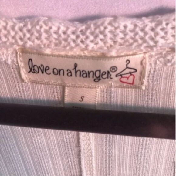 Love on a Hanger NWT Cream Sweater - Picture 7 of 8